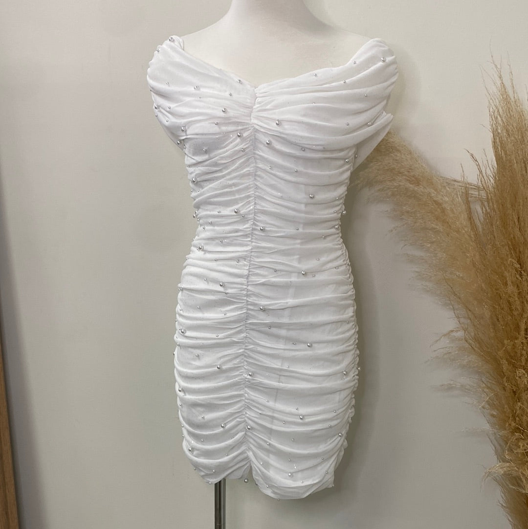 Luna Dress-White