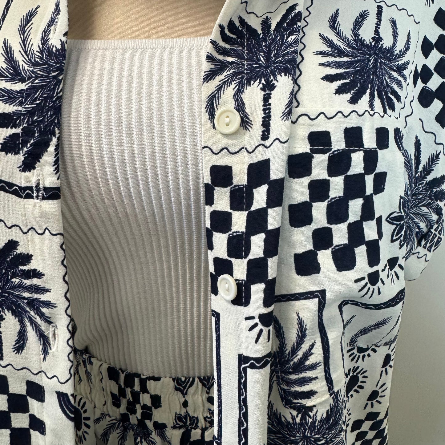 Cancun Short two piece set-Blue
