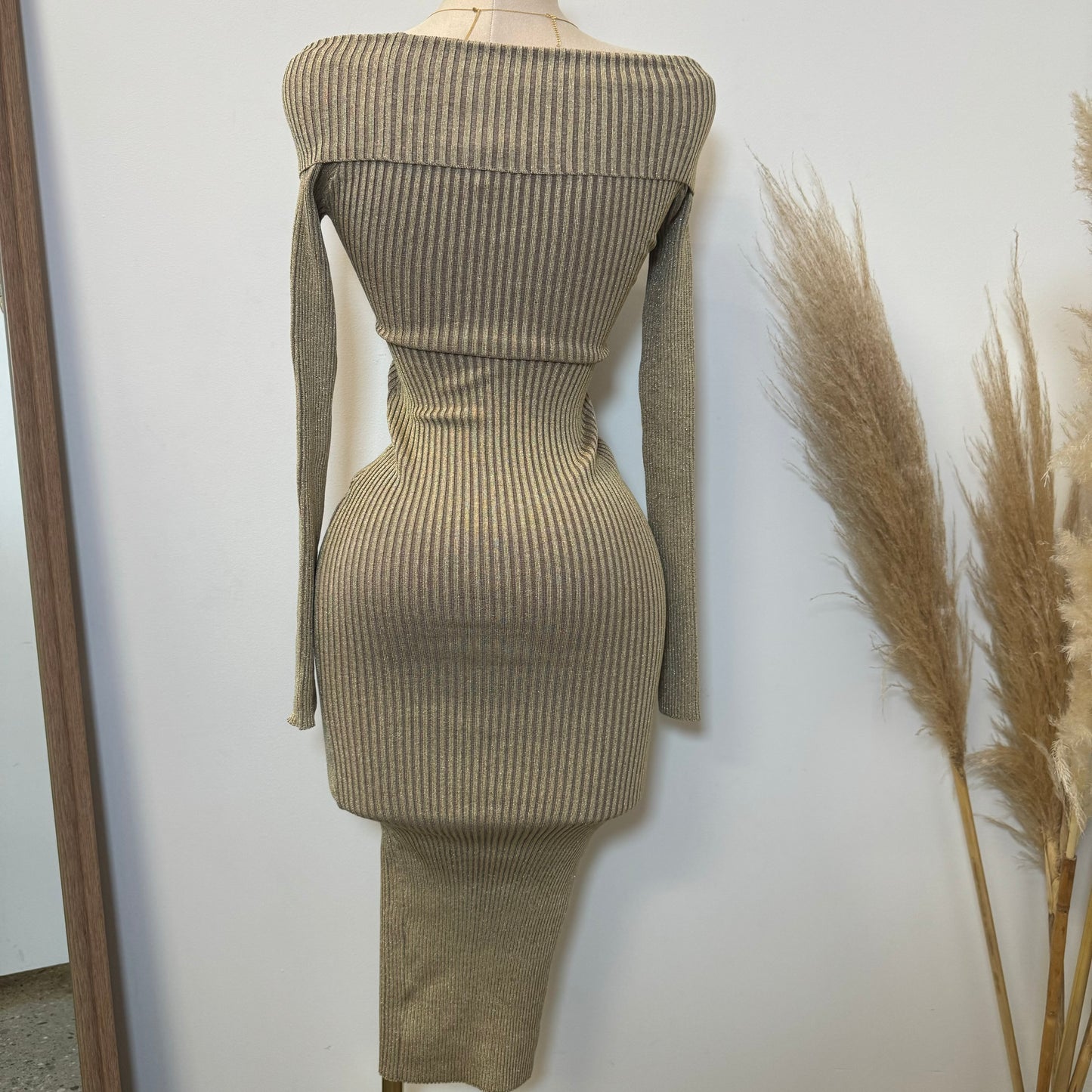 Goldy Dress-Gold