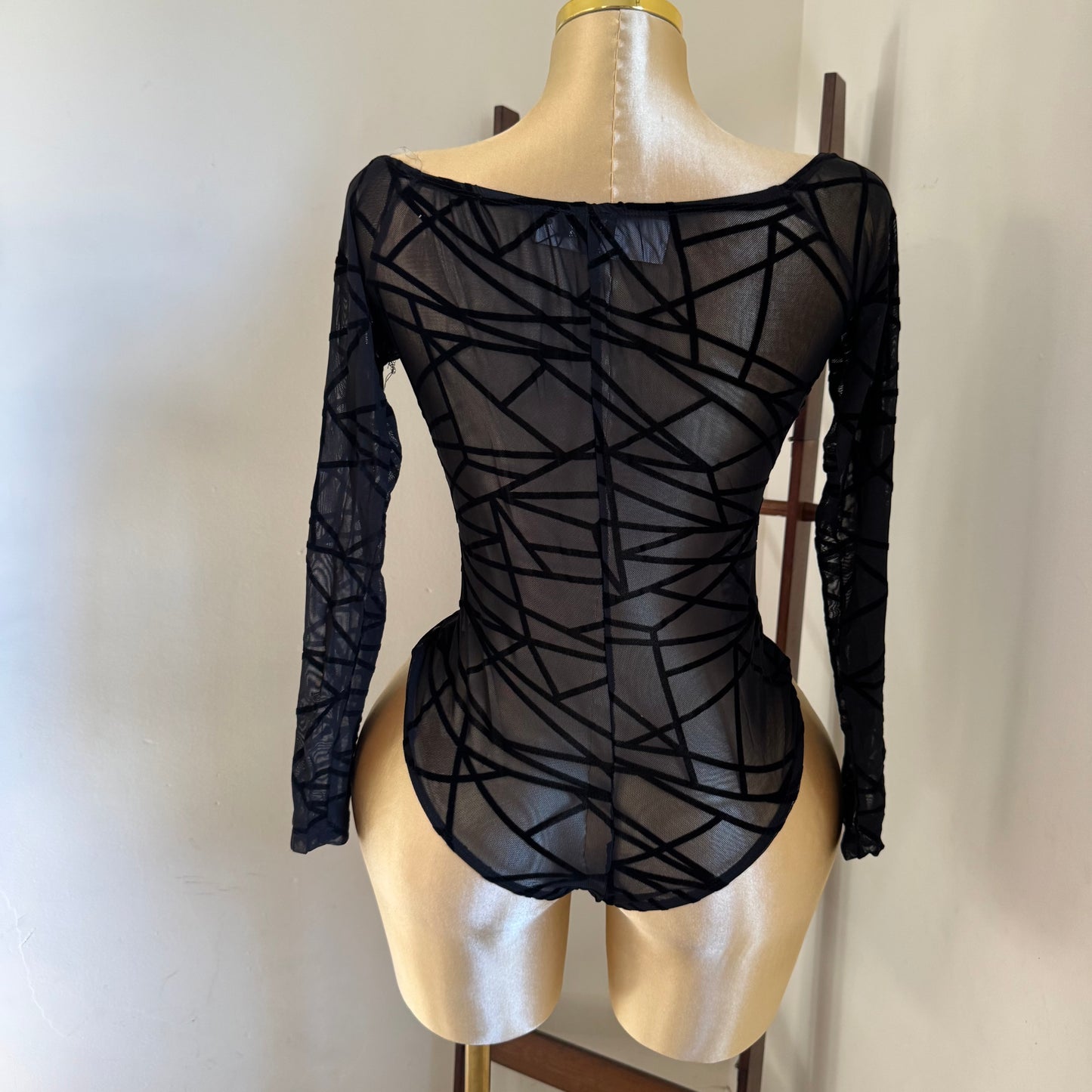 Bodysuit plus size -Black