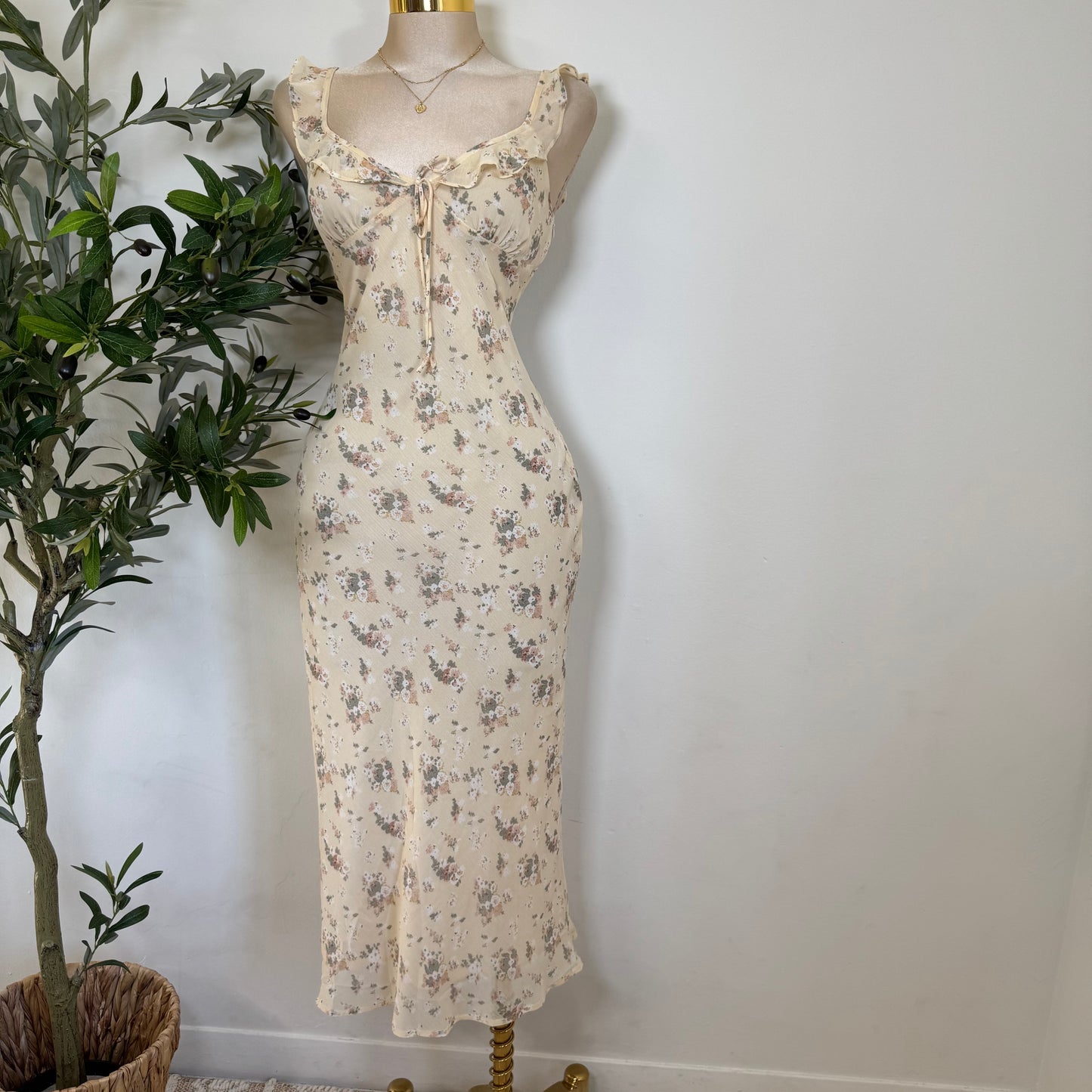 Ada Maxi Dress-Butter Yellow