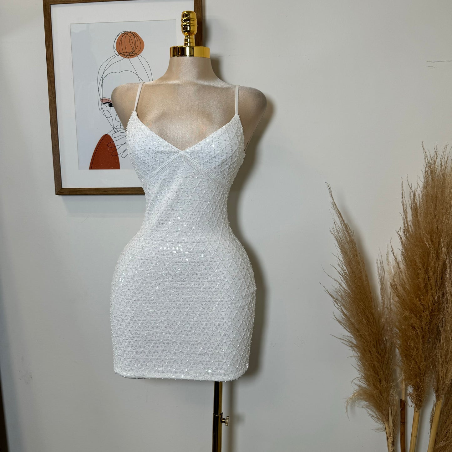 Grad Dress-White