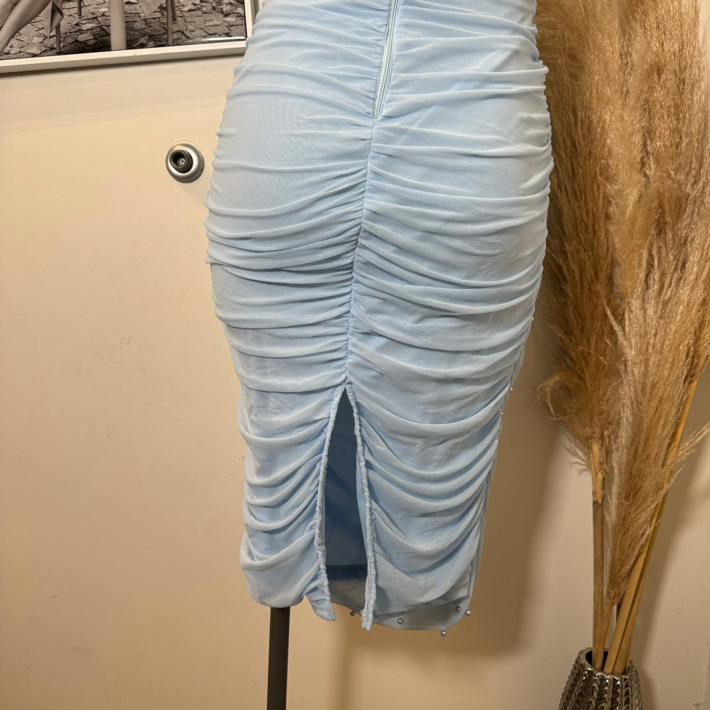 Aria Pearl Dress PL-Blue