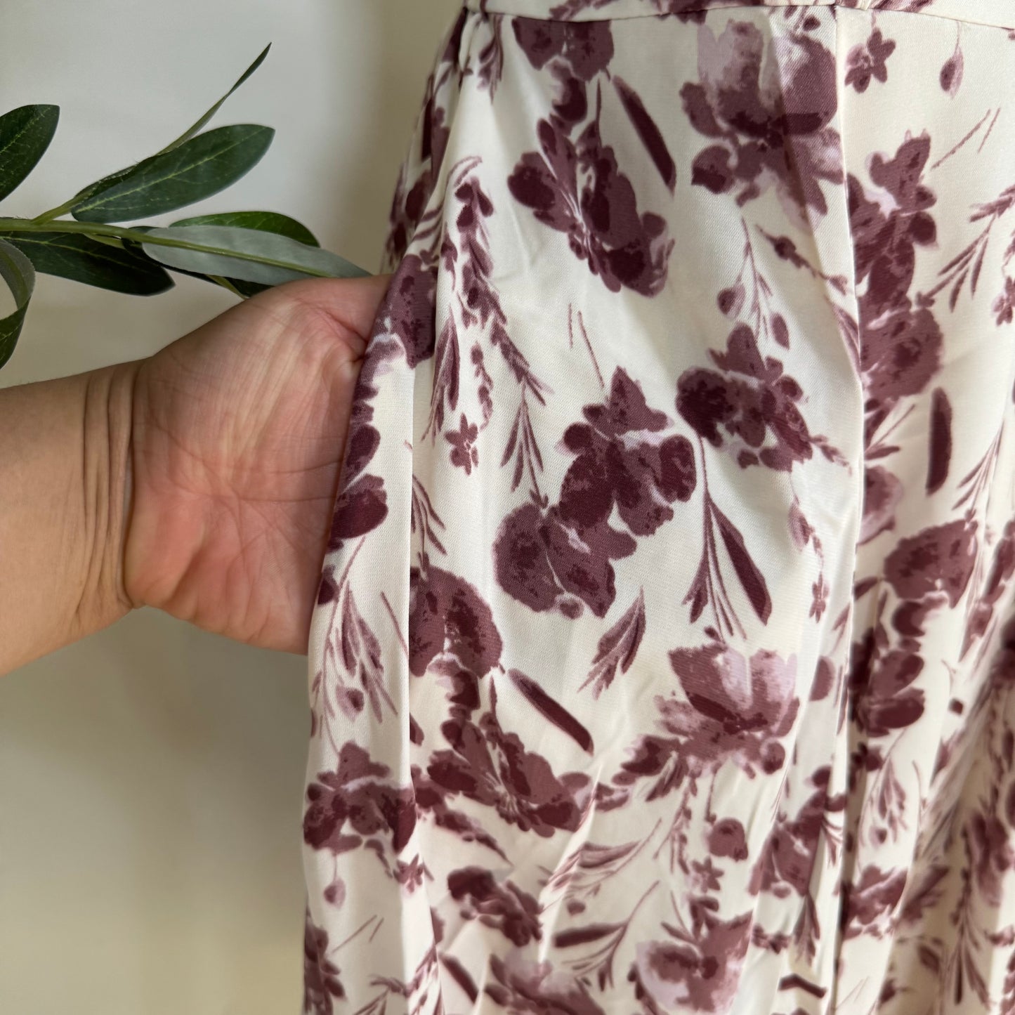 Picnic Corset Midi Dress-Burgundy/Cream