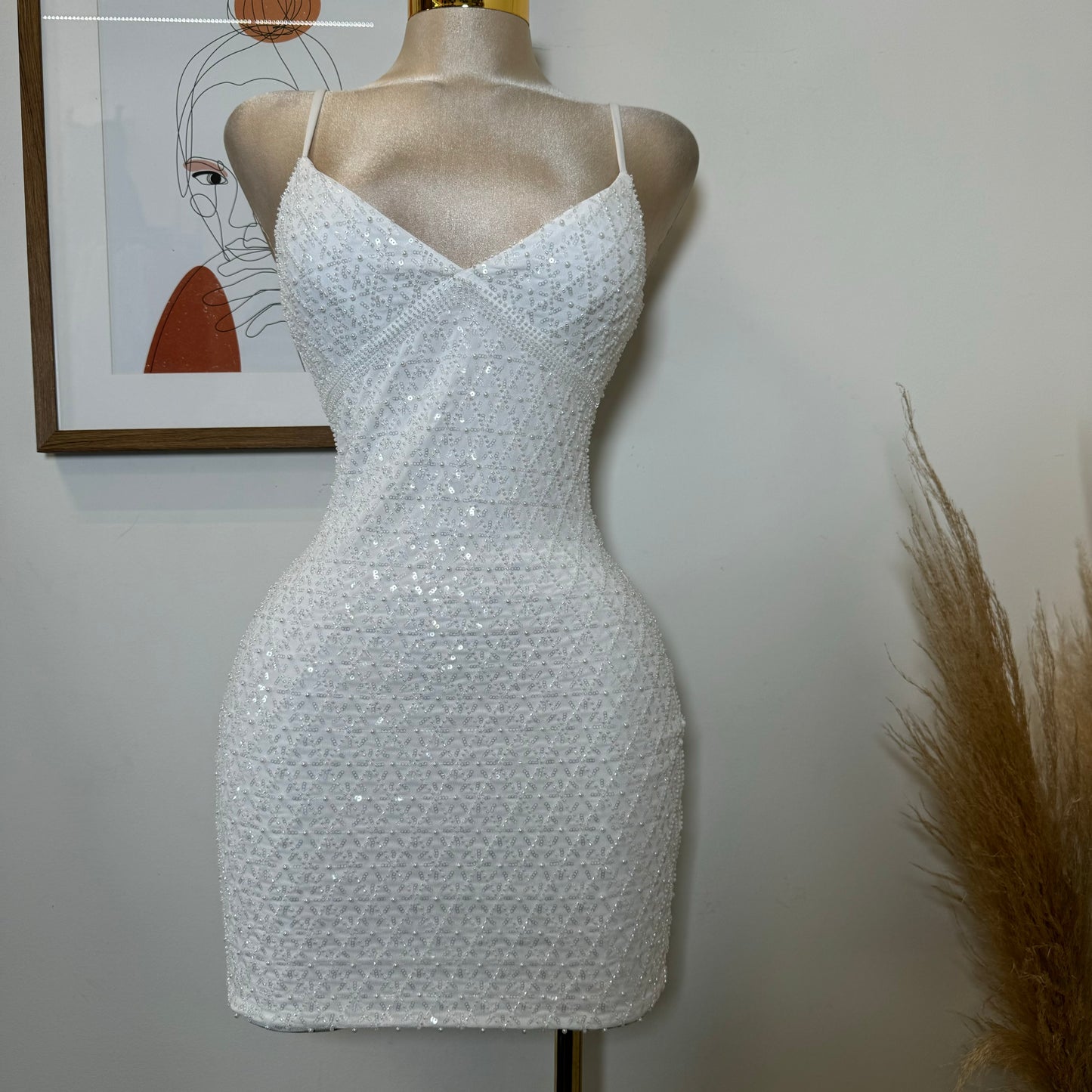 Grad Dress-White