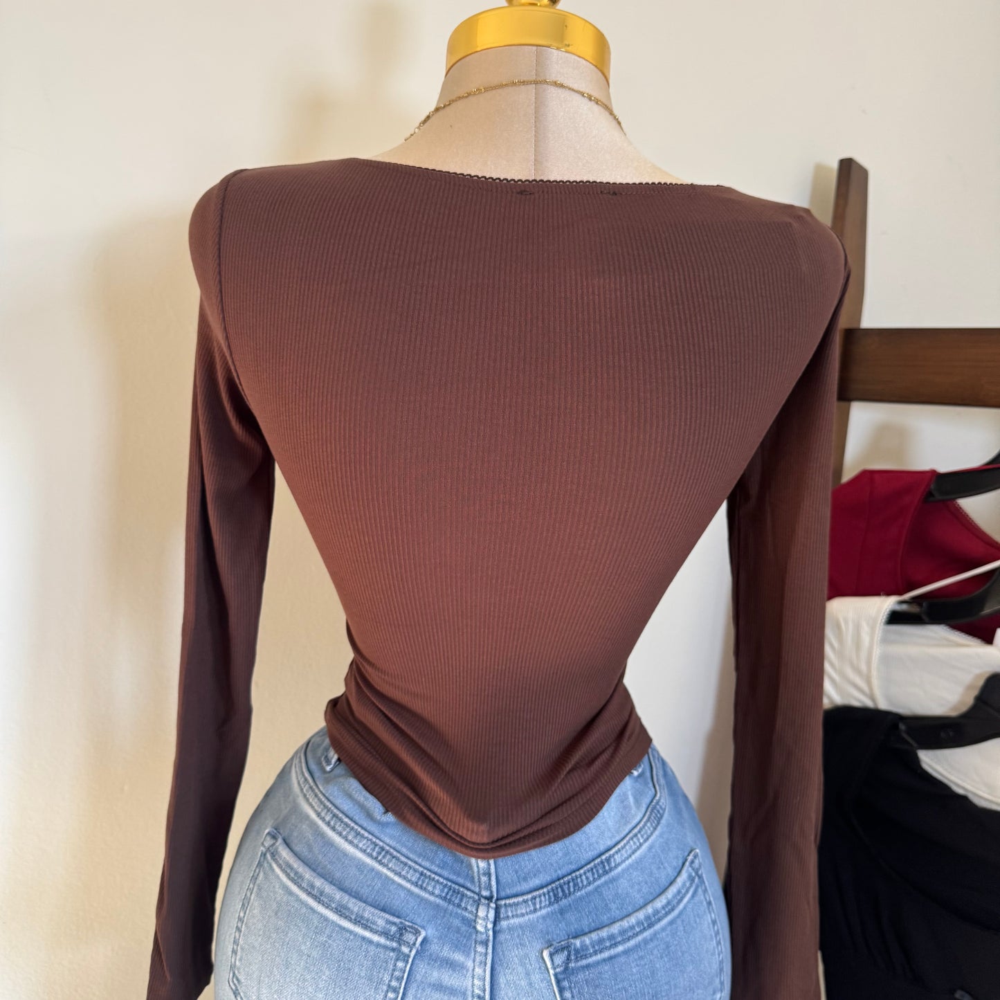 Bow Top Long Sleeve