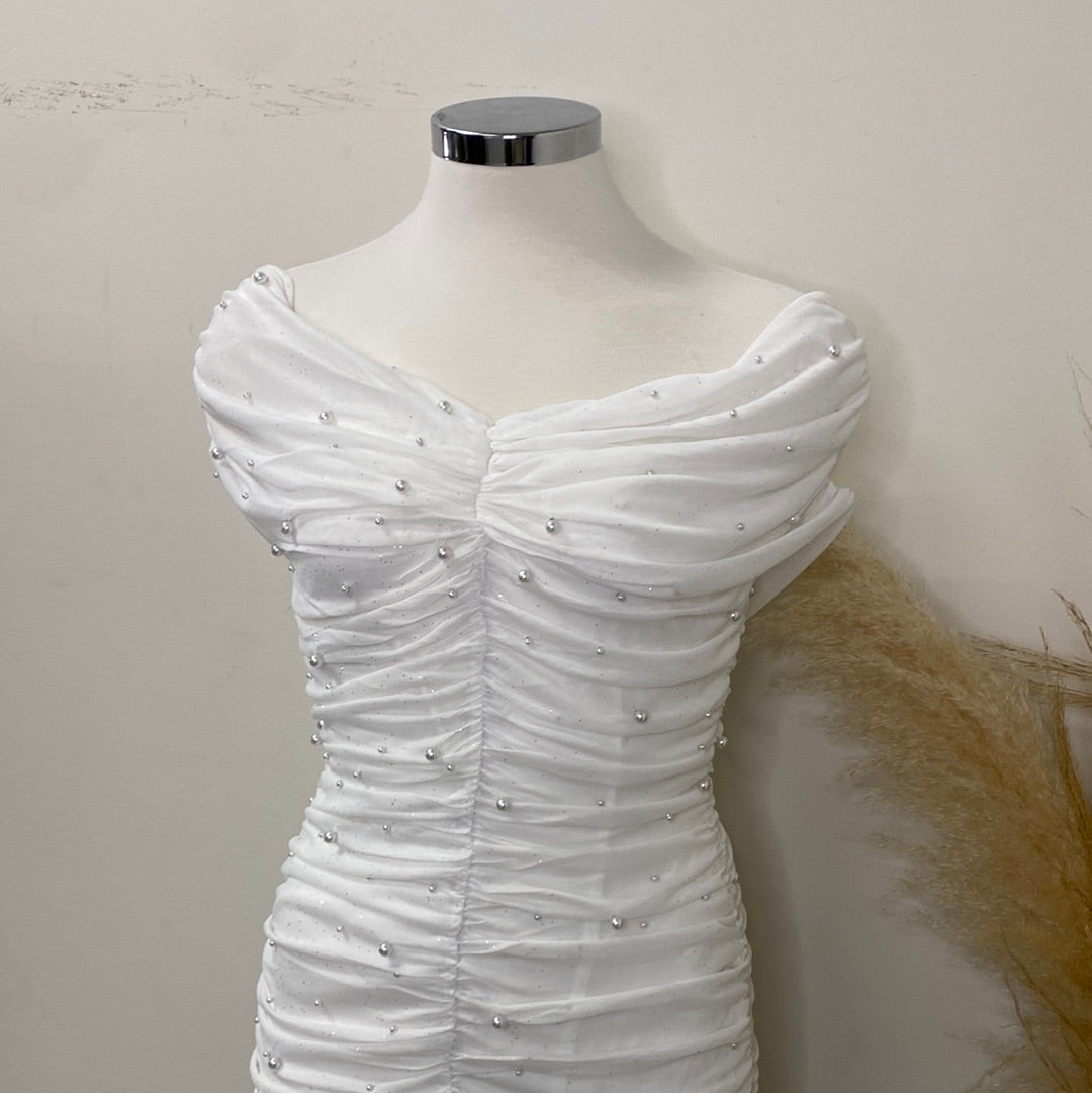 Luna Dress-White