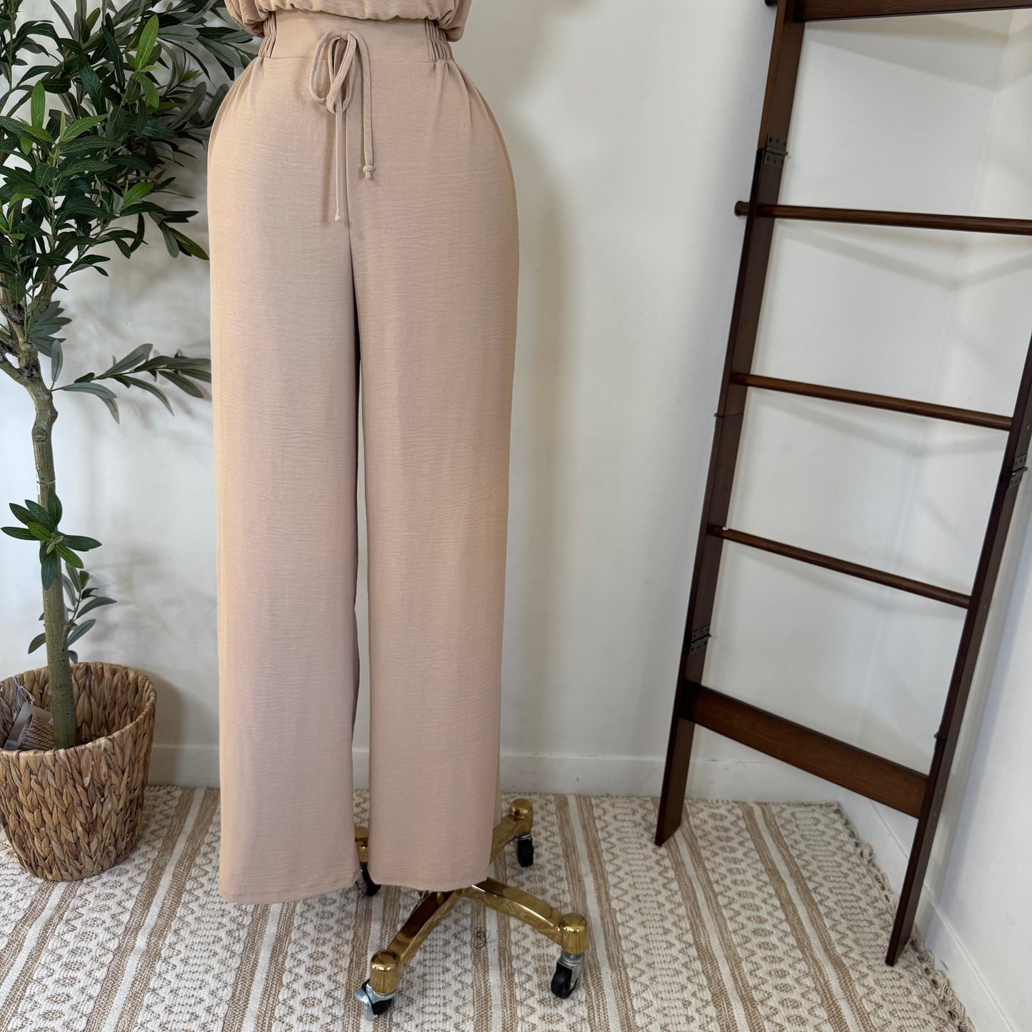 Comfy Pant Set-Khaki