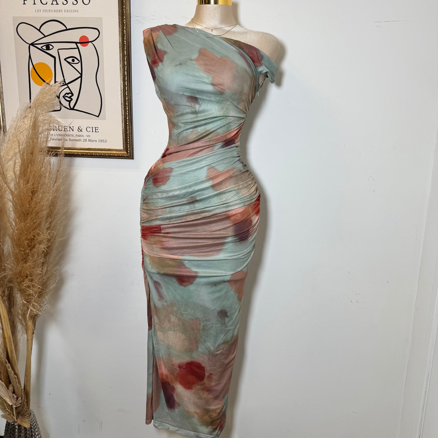 Luxi Dress-Mint