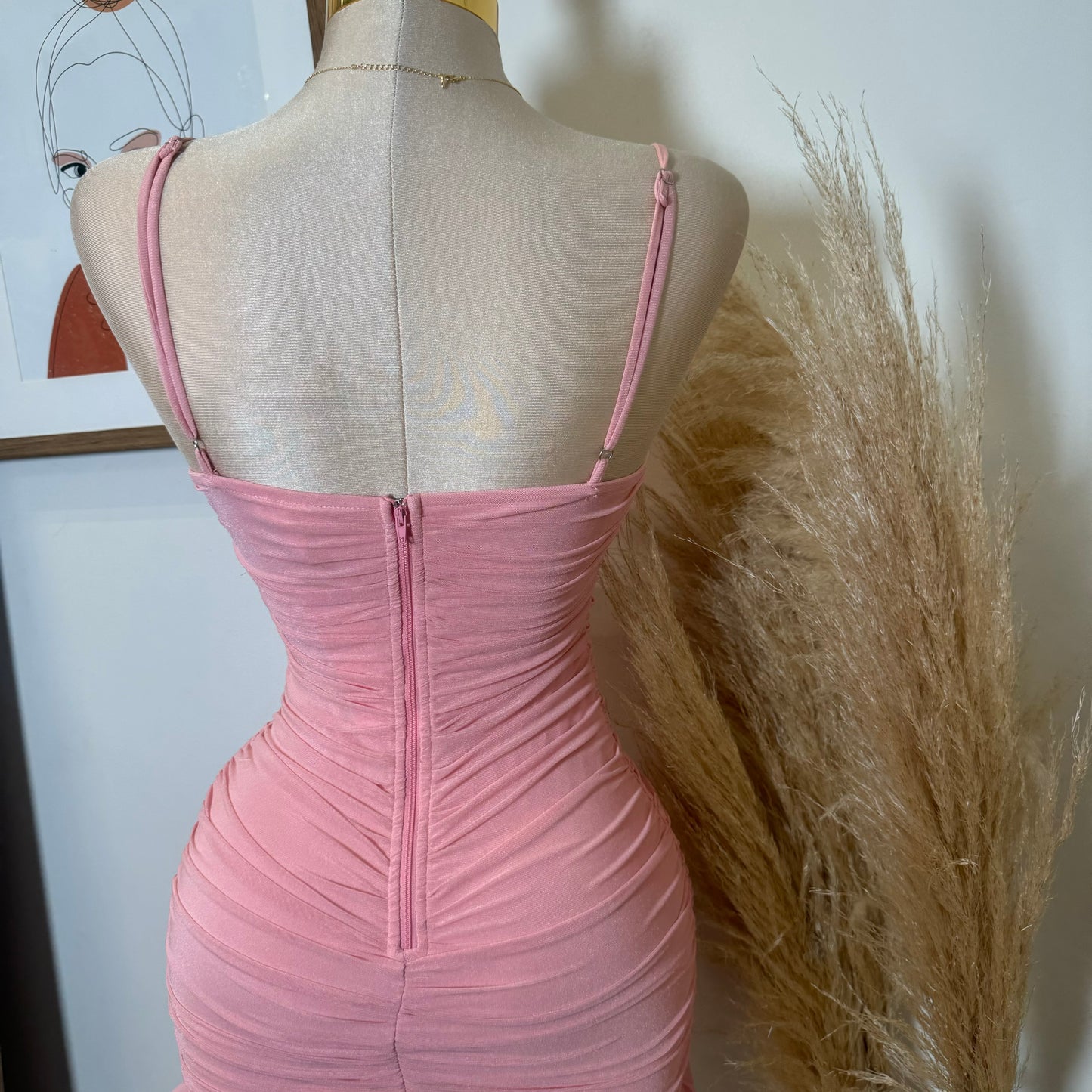 Chic Me Dress-Pink