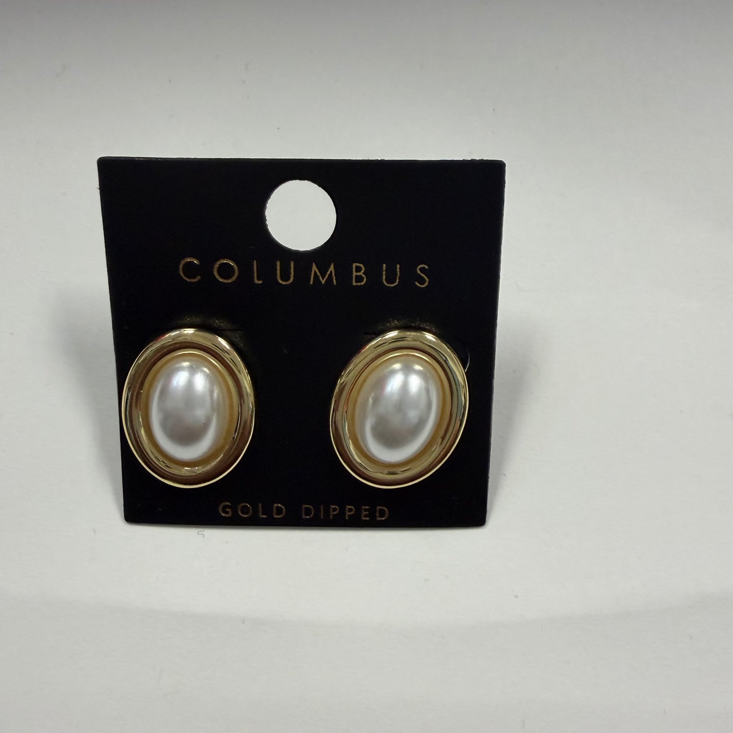 Gold Pear Earing-Gold