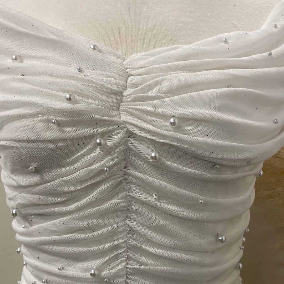 Luna Dress-White