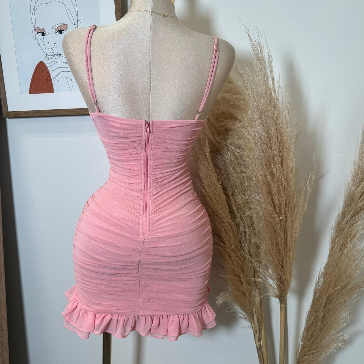 Chic Me Dress-Pink