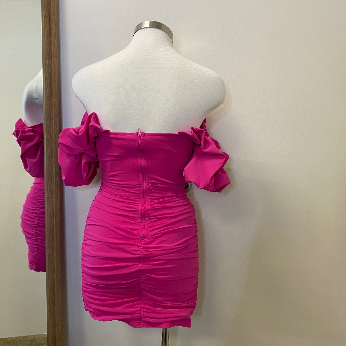 Kaisley Dress-Barbie Pink
