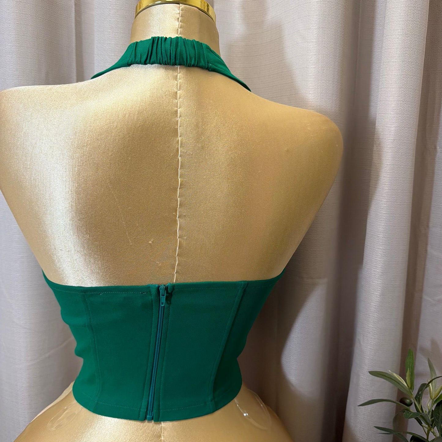 Halter Denim Mexico Top-Mexico