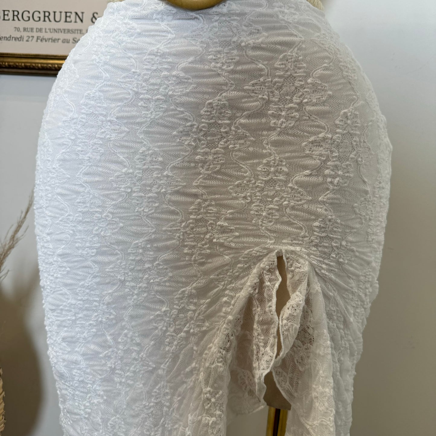 Mismaloya Dress-Lace White
