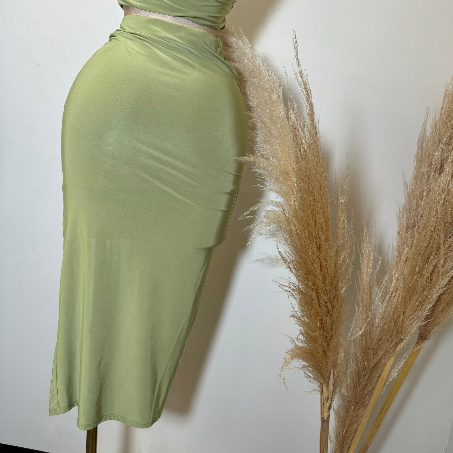 Bambo Skirt Set -Green