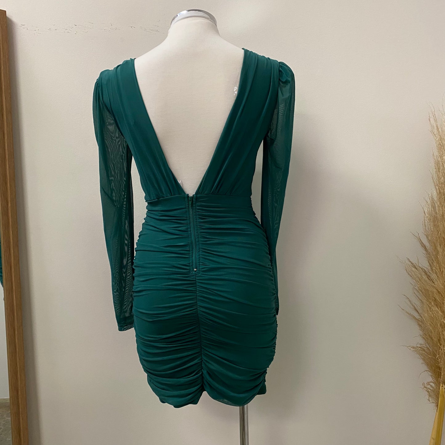 Alaire Dress-Hunter Green