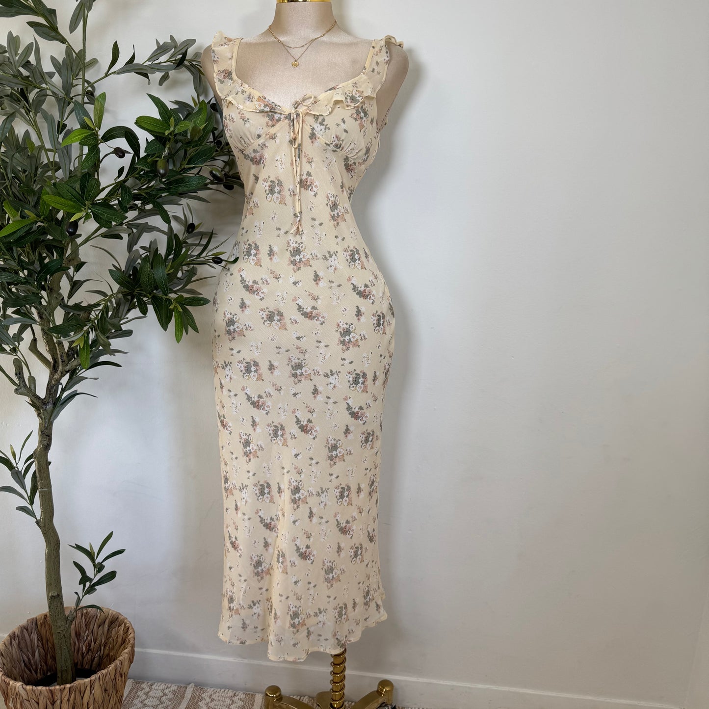 Ada Maxi Dress-Butter Yellow