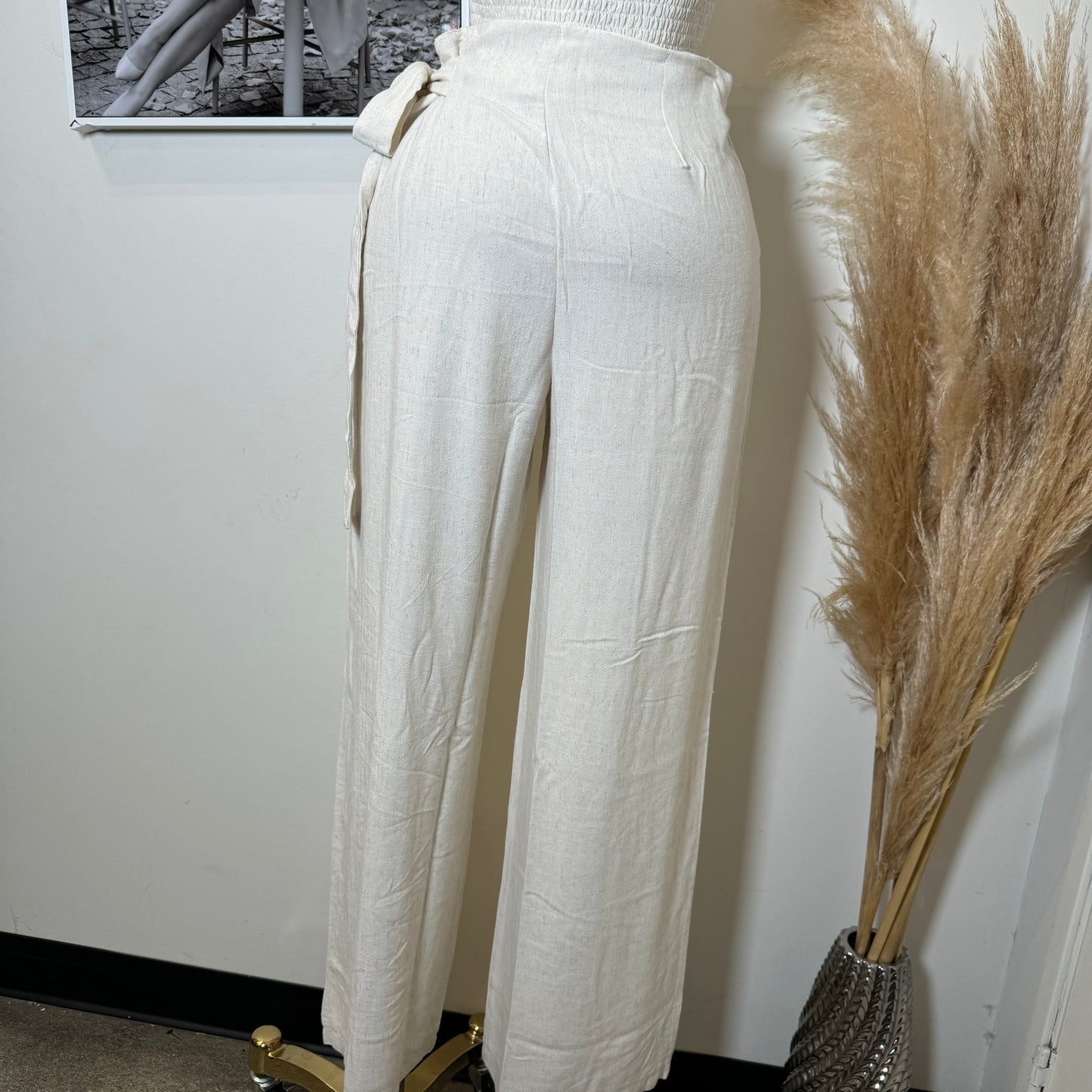Tu Linen Pants Set-Natural