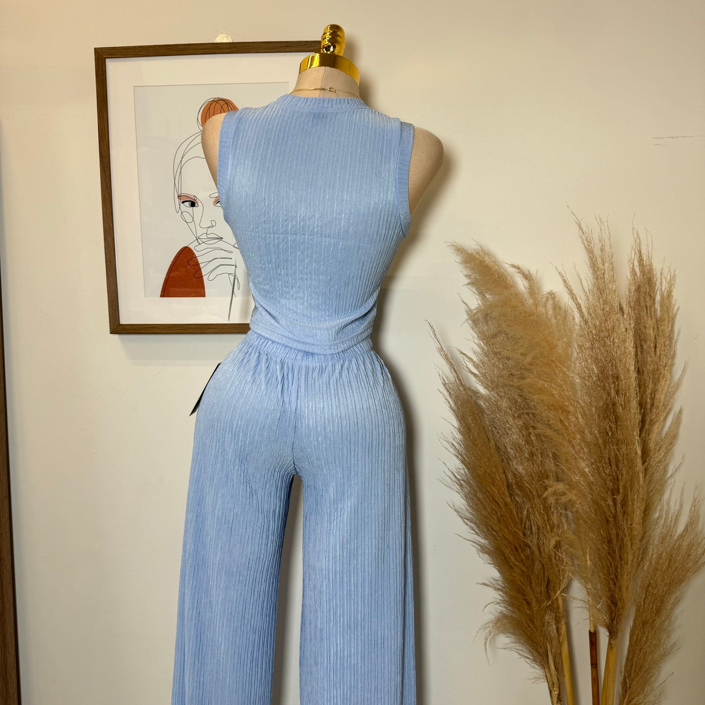 Tamara Two Piece Set-Baby Blue