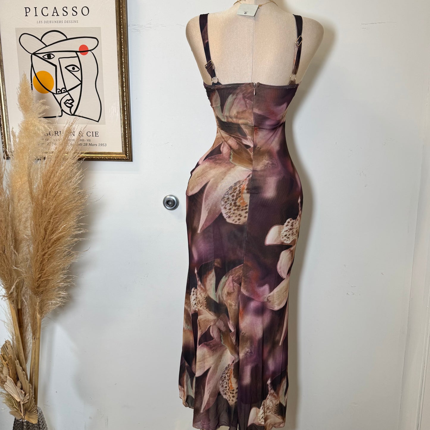 Karol Dress-Purple/Black