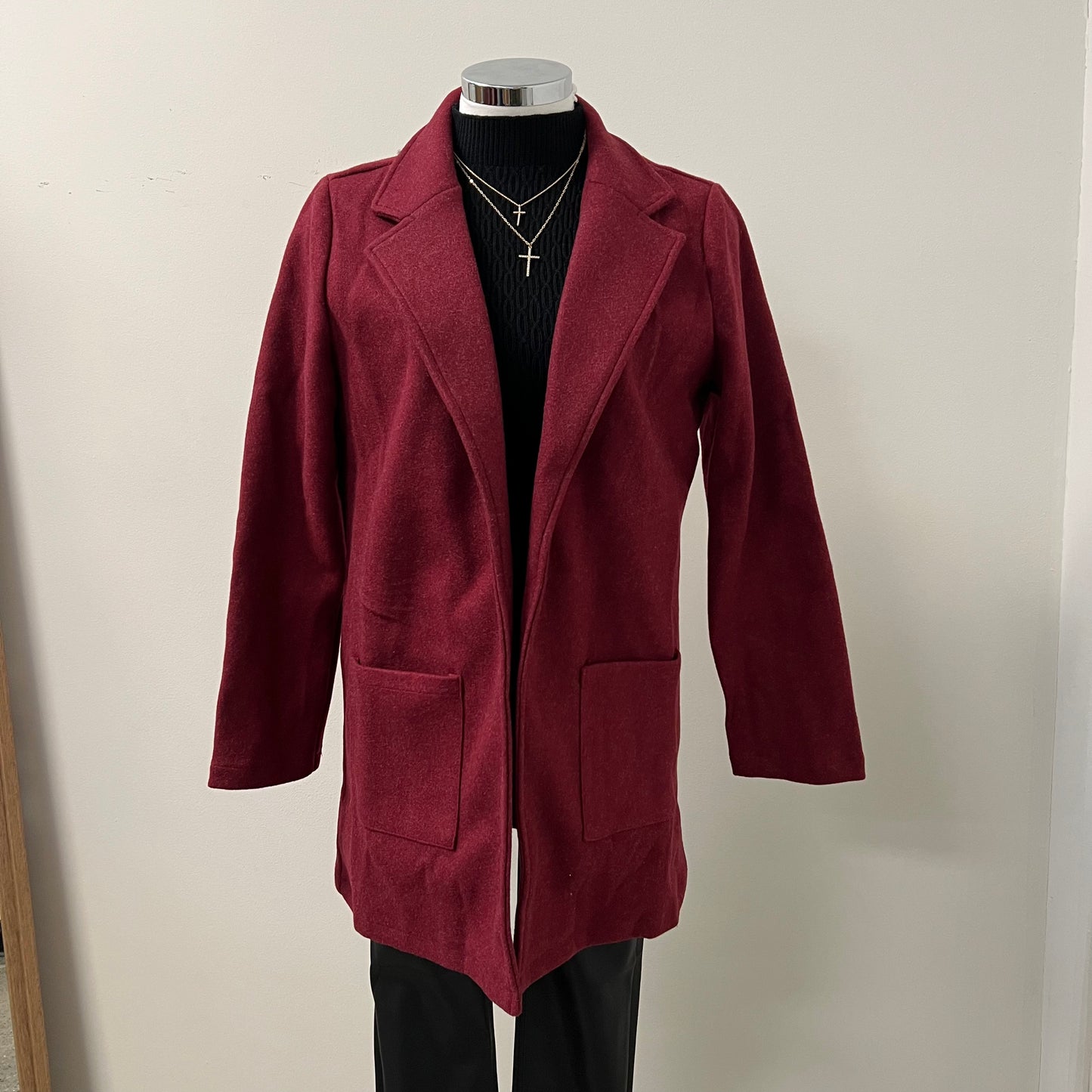 Coat -Burgundy