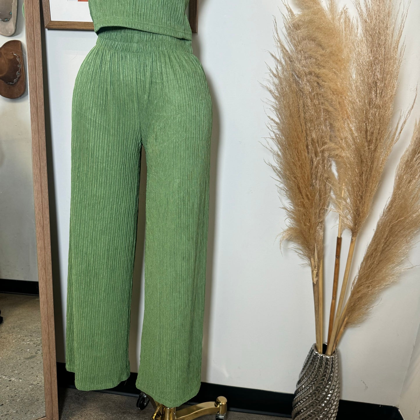 Tamara Two Piece Set-Sage Green