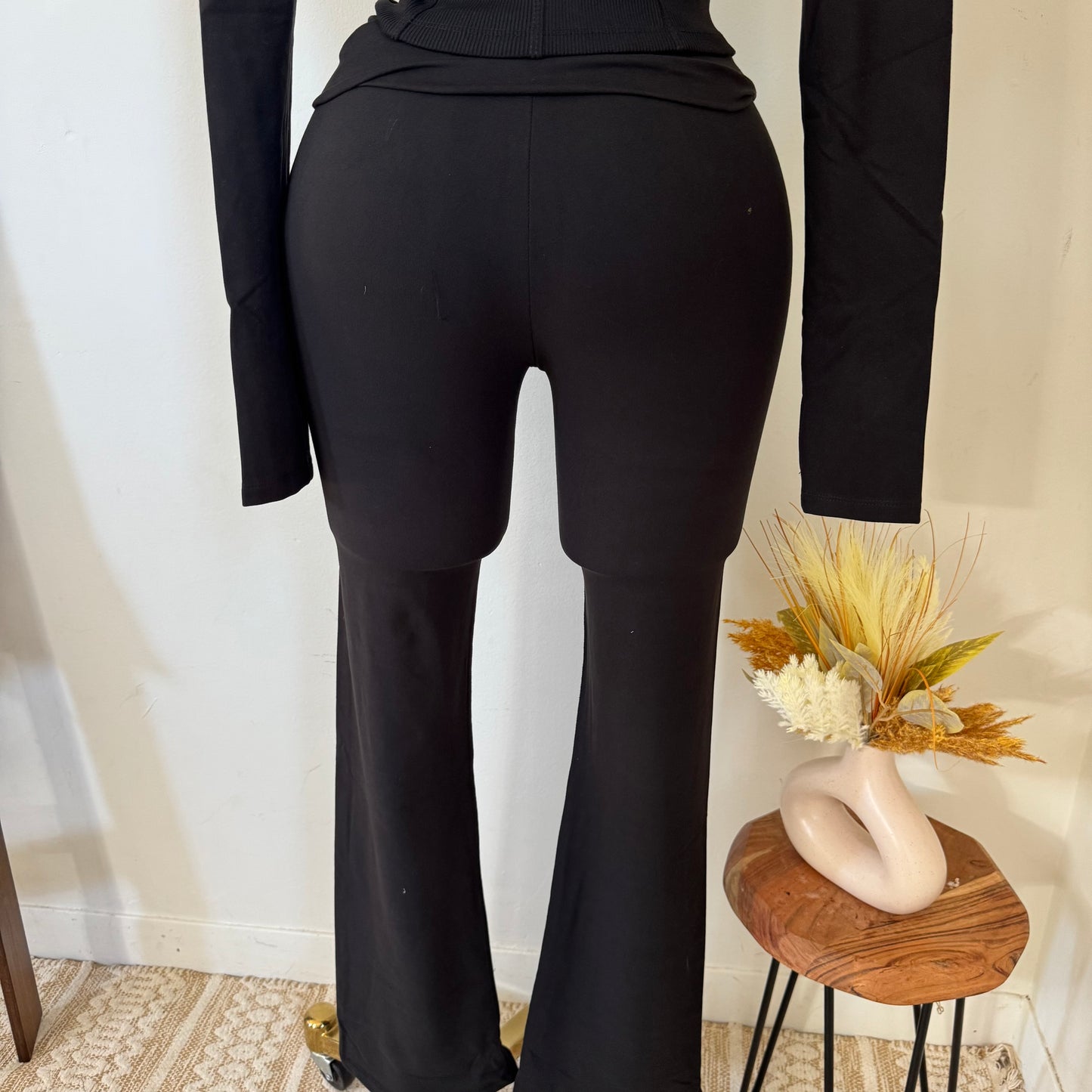 Flare Leggings-Black