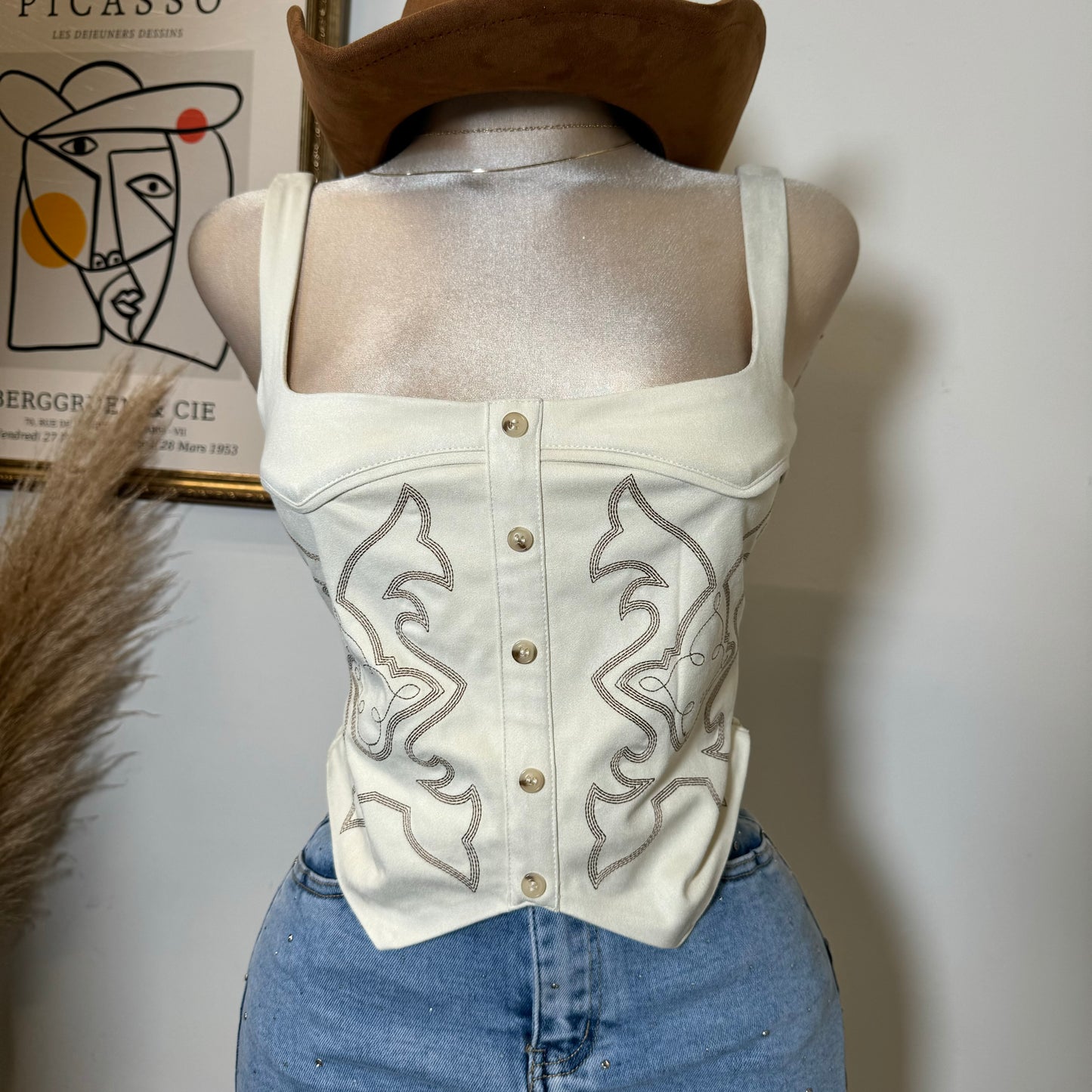 La chona Corset-Cream