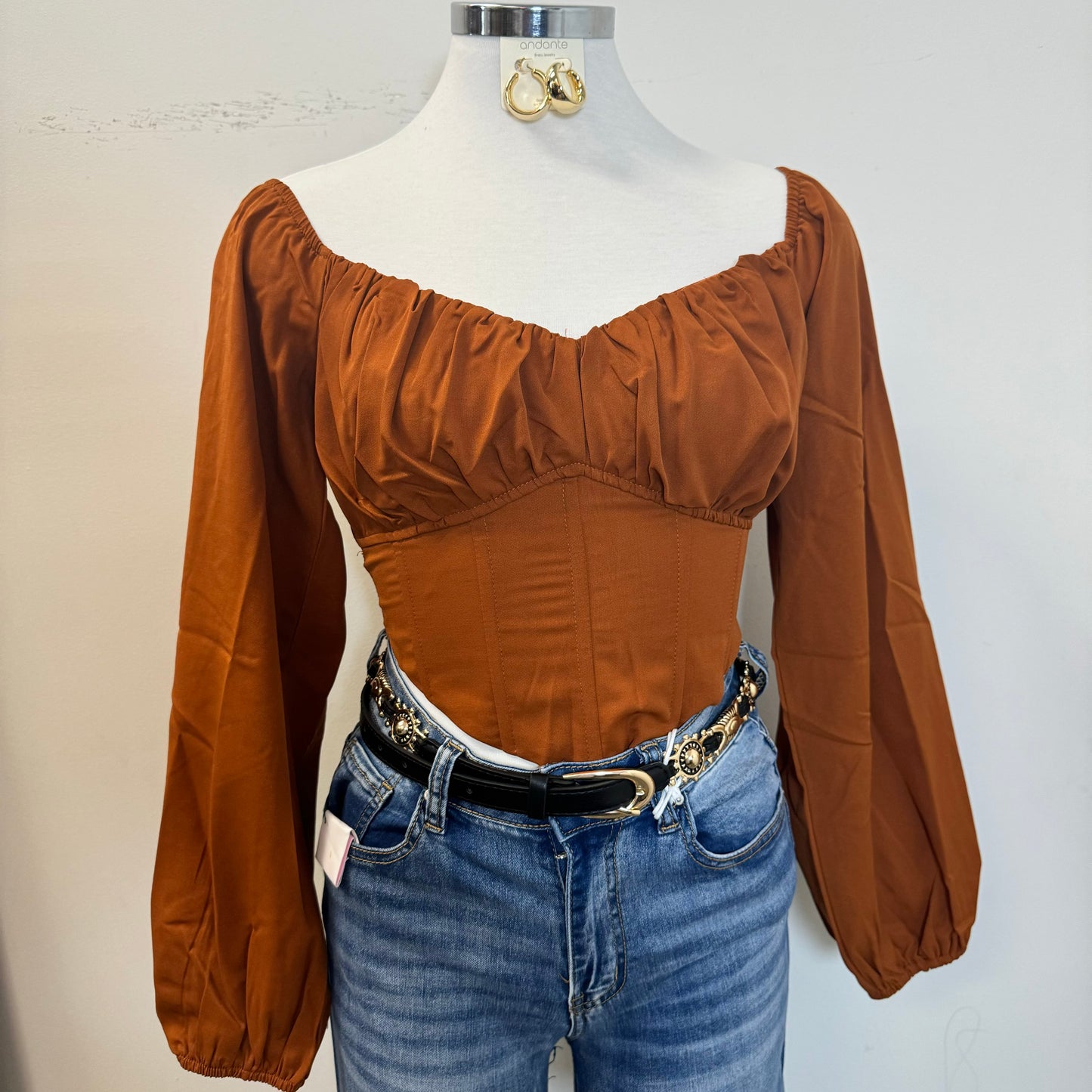 Y bailamos Top-Cognac