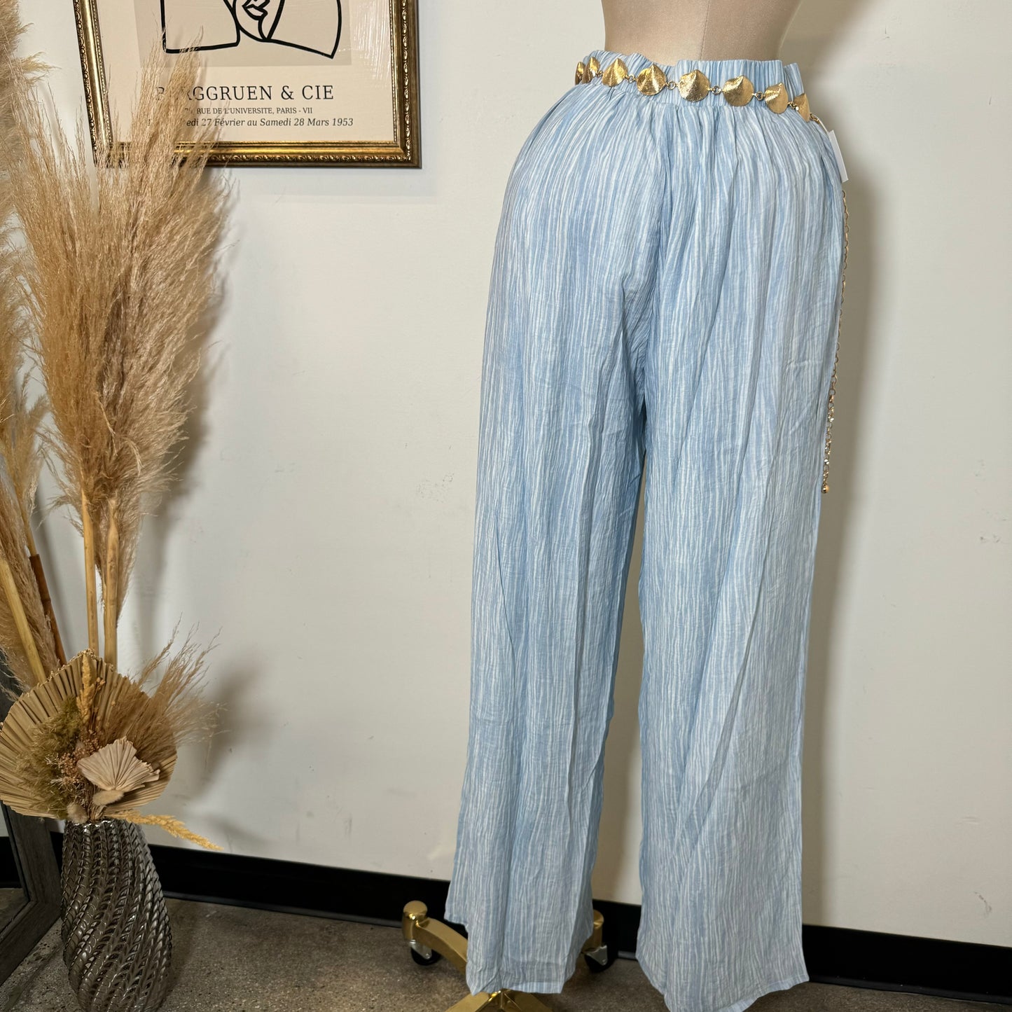Luxy Pant Set-Blue