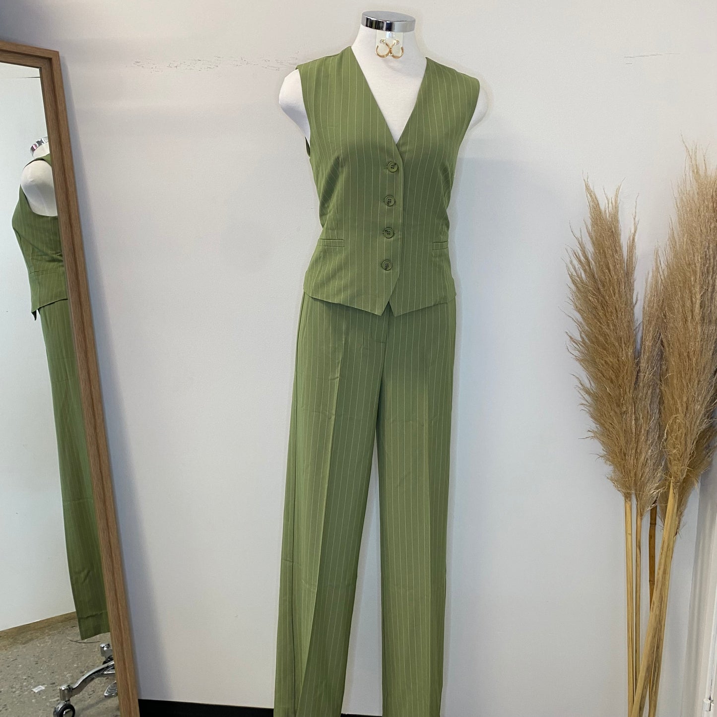 Boss Babe Set-Olive