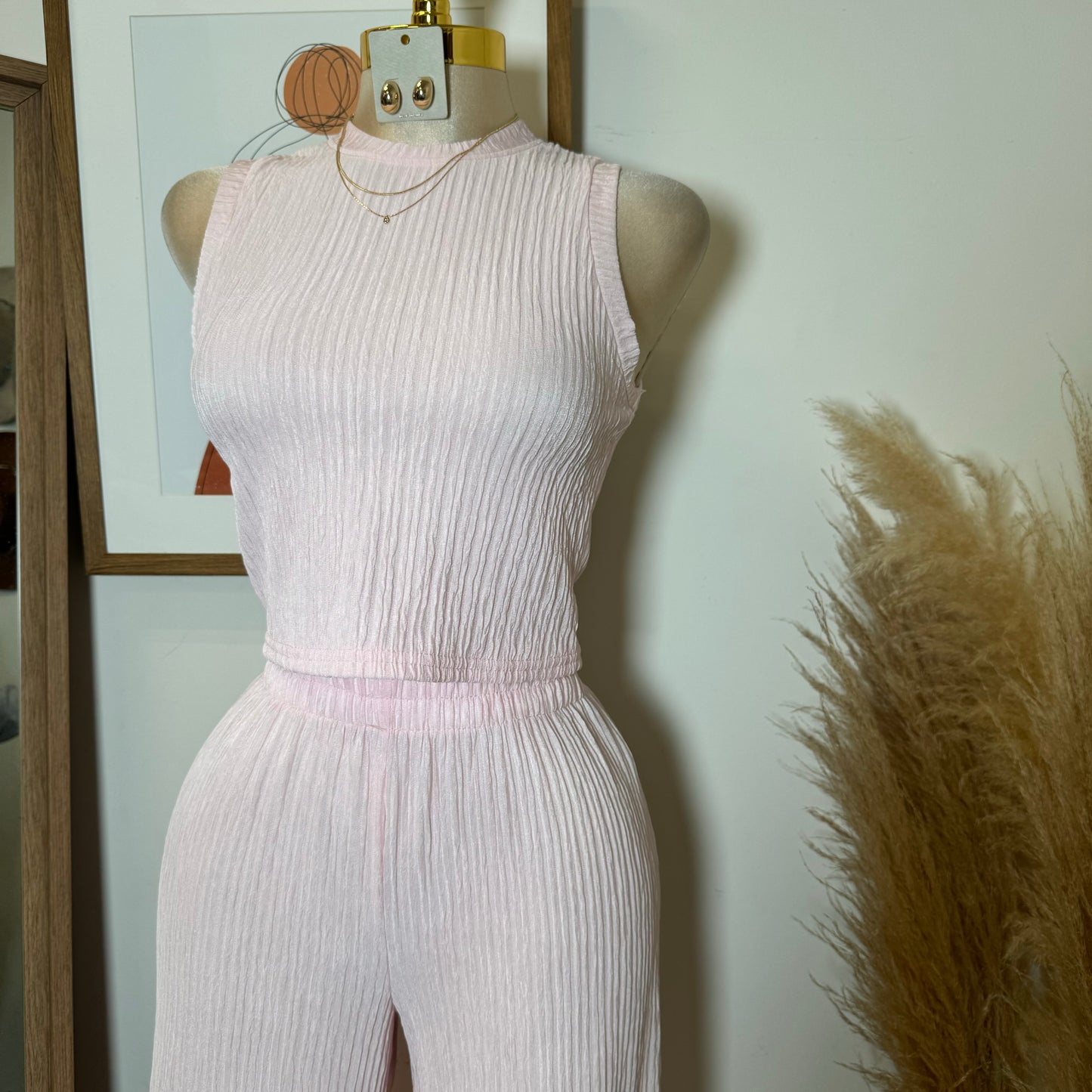 Tamara Two Piece Set-Baby Pink
