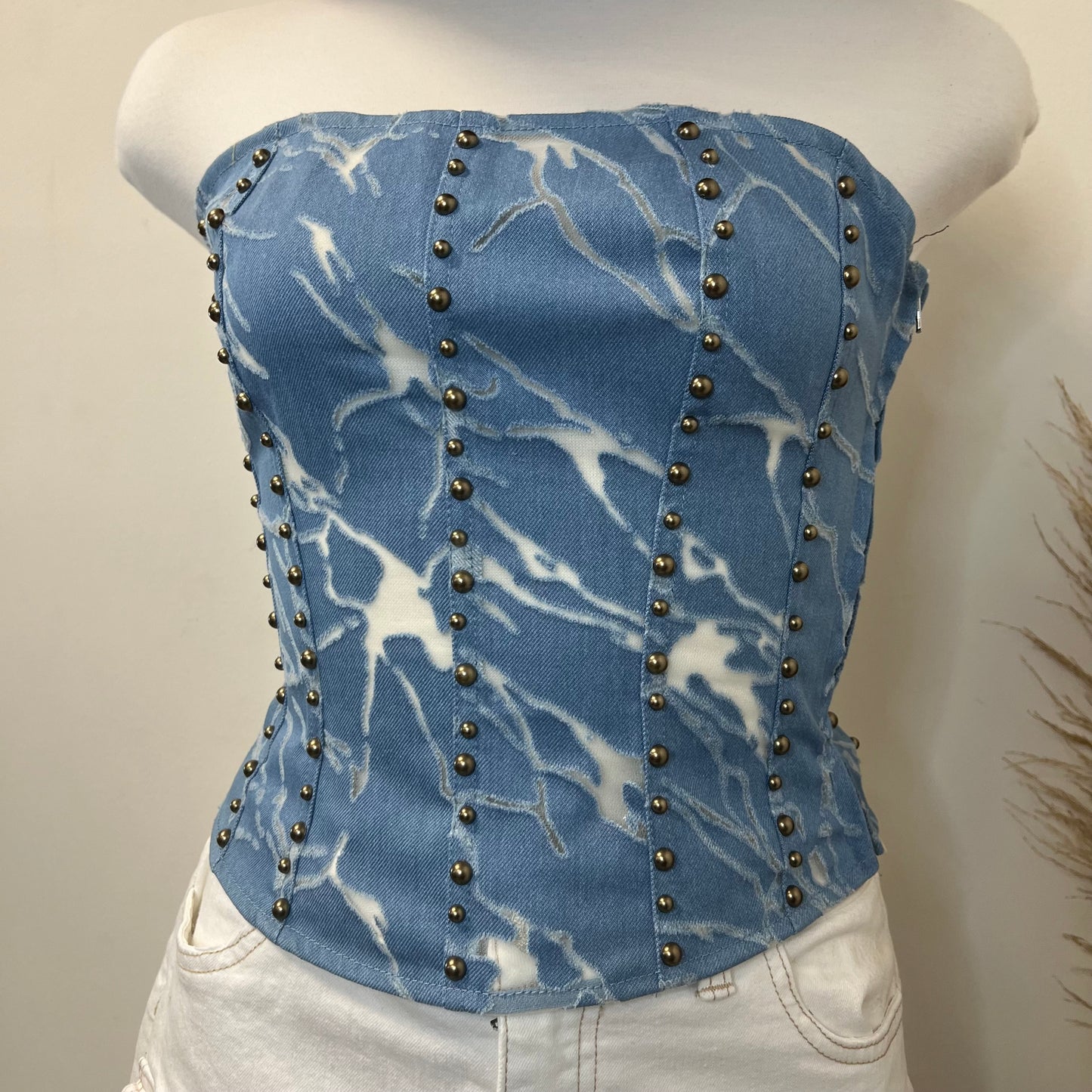 Pico Corset-Blue