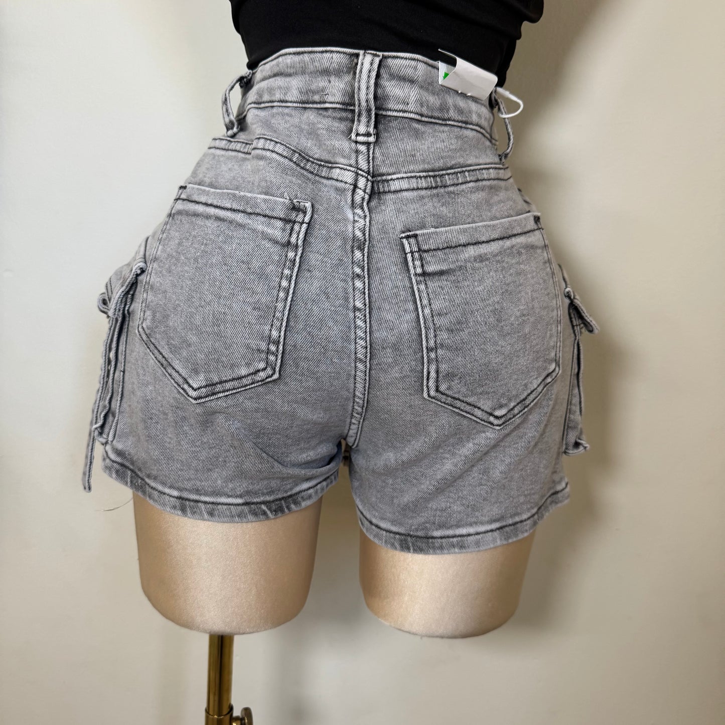 Sandy Cargo Skort-Black