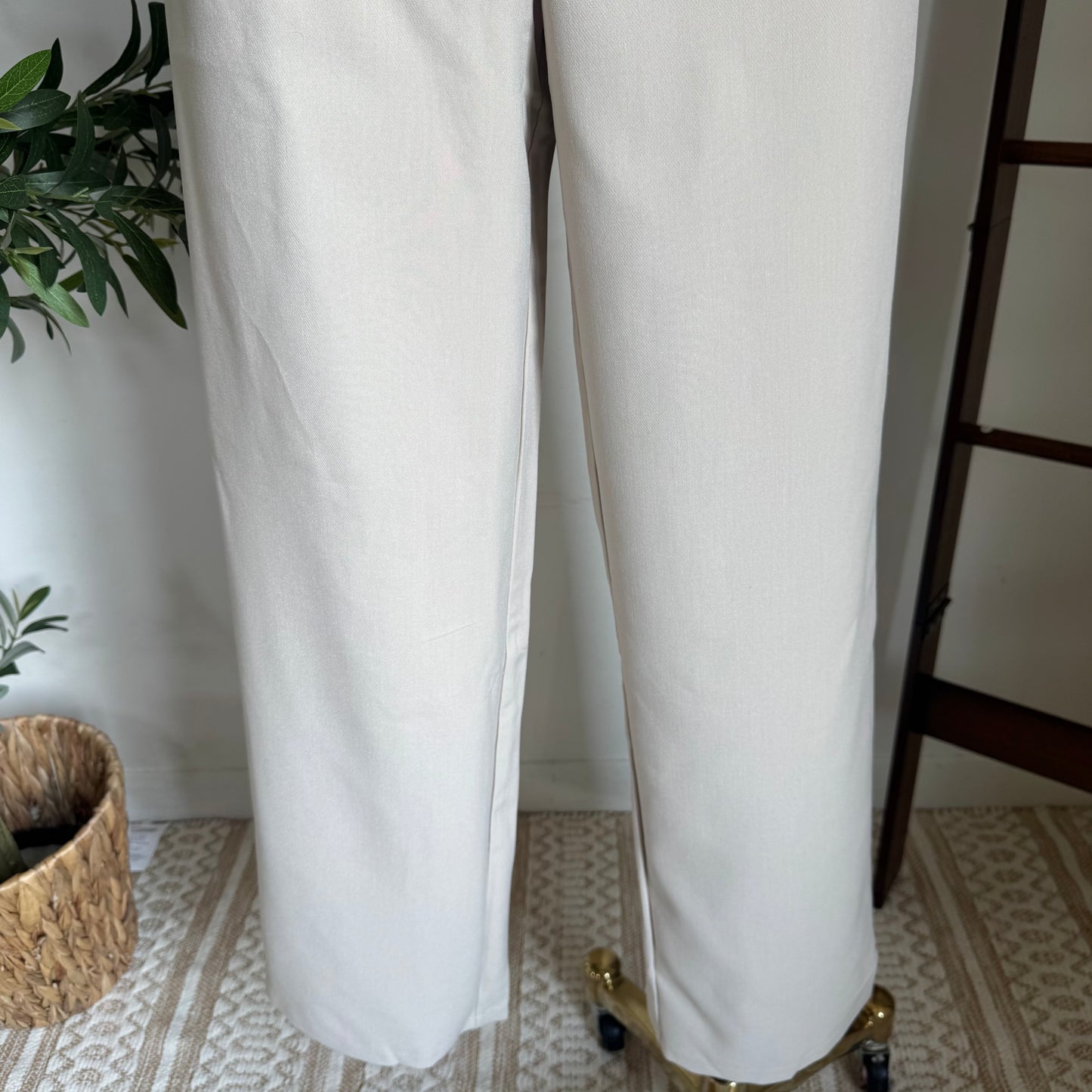 Vest Pants Set-White