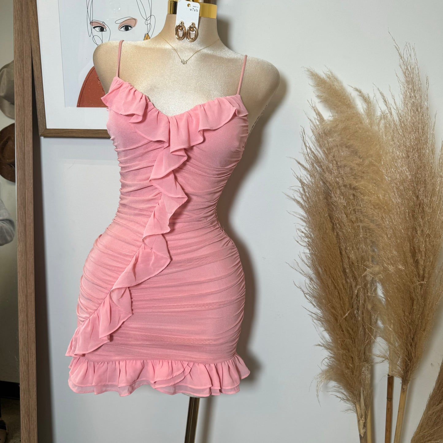 Chic Me Dress-Pink