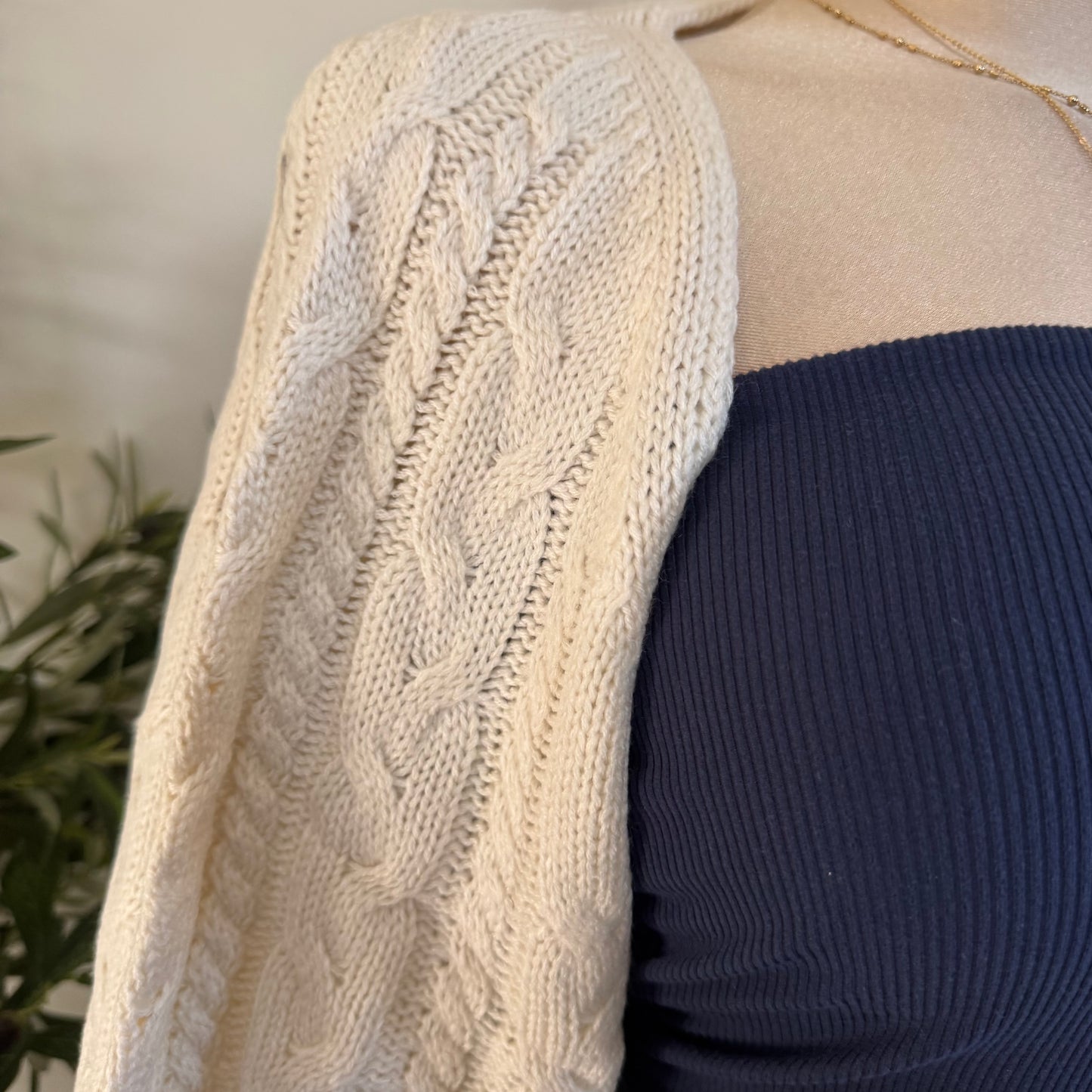 Braided Bolero -Cream