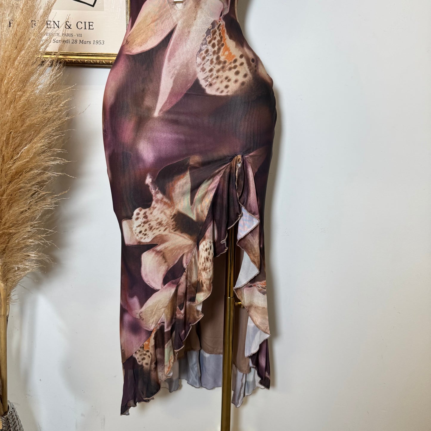 Karol Dress-Purple/Black