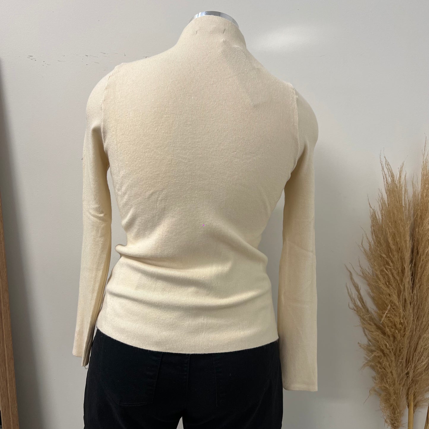 Turtle Neck Top PL -Cream
