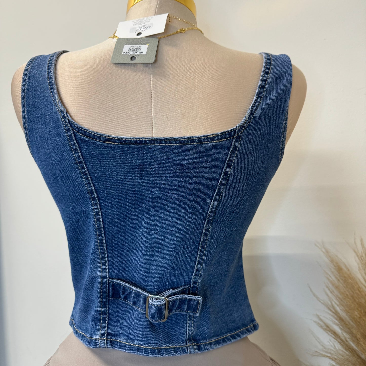 Denim Button up Top-Denim