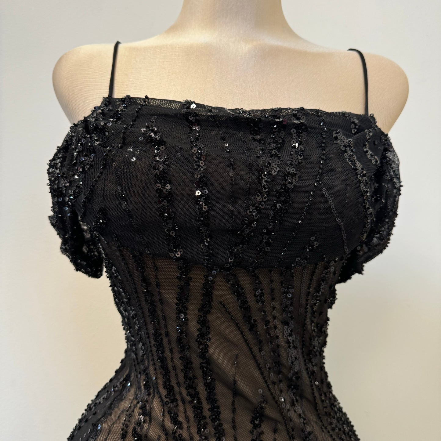 Scorpio DRESS-Black/Nude