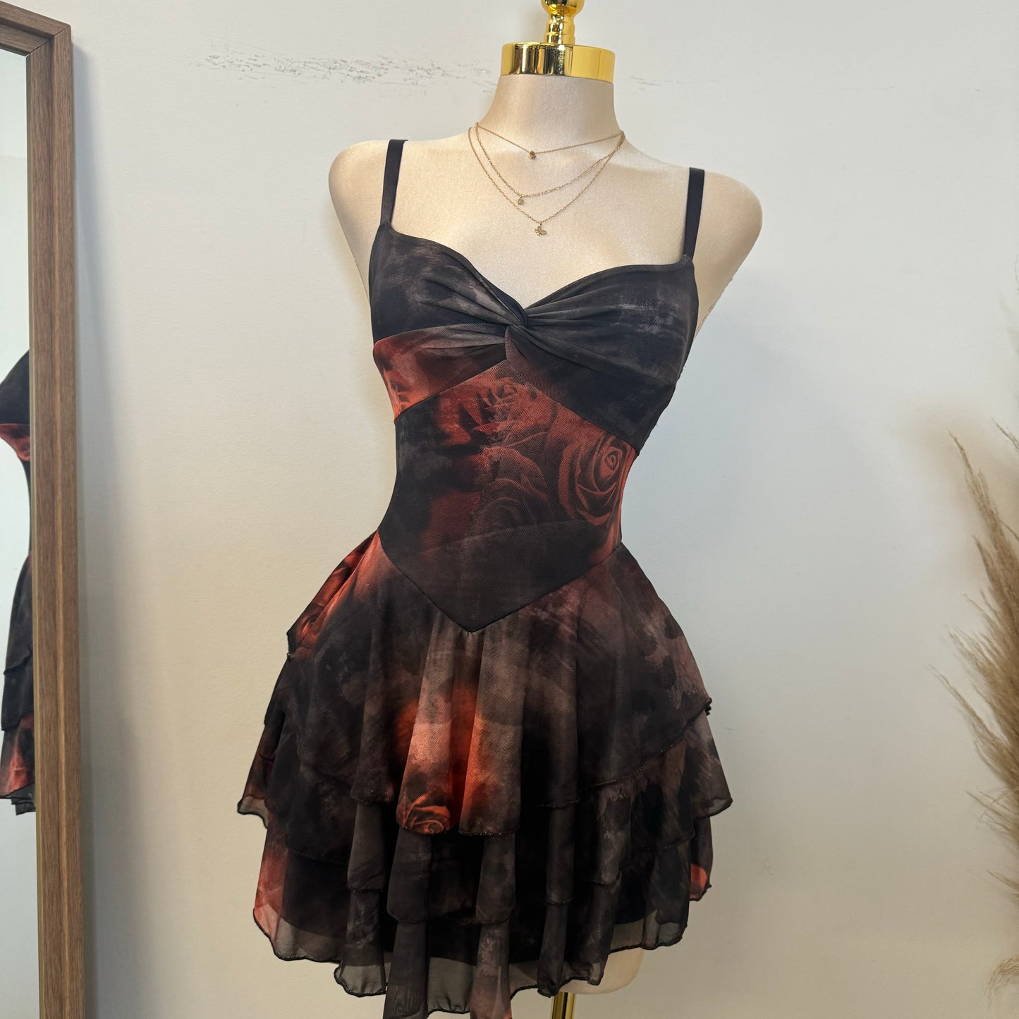 Rosie Dress-Multi Black