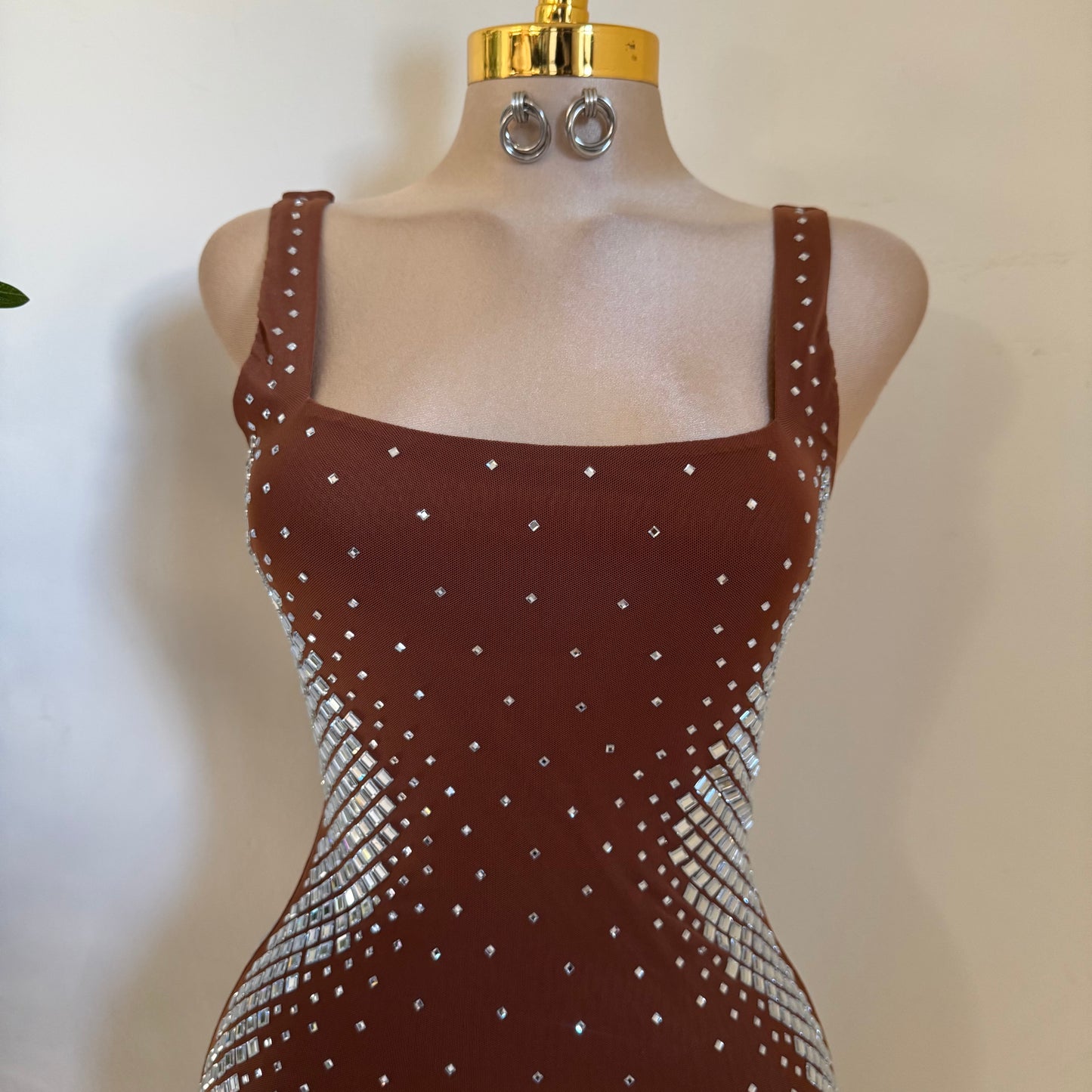 Yunia Dress-Coffee