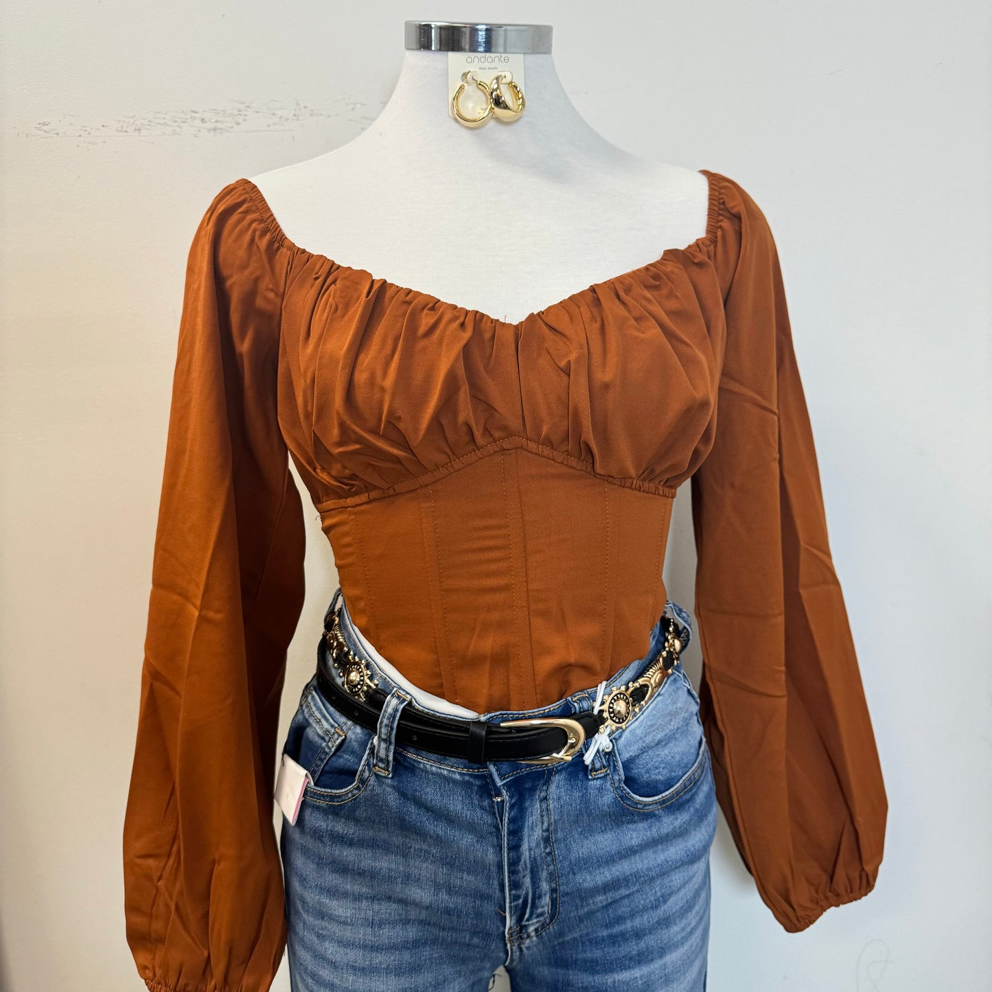 Y bailamos Top-Cognac
