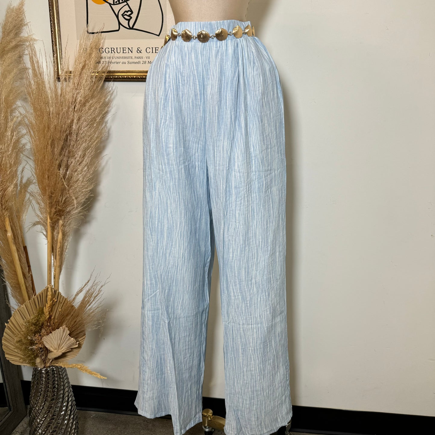 Luxy Pant Set-Blue
