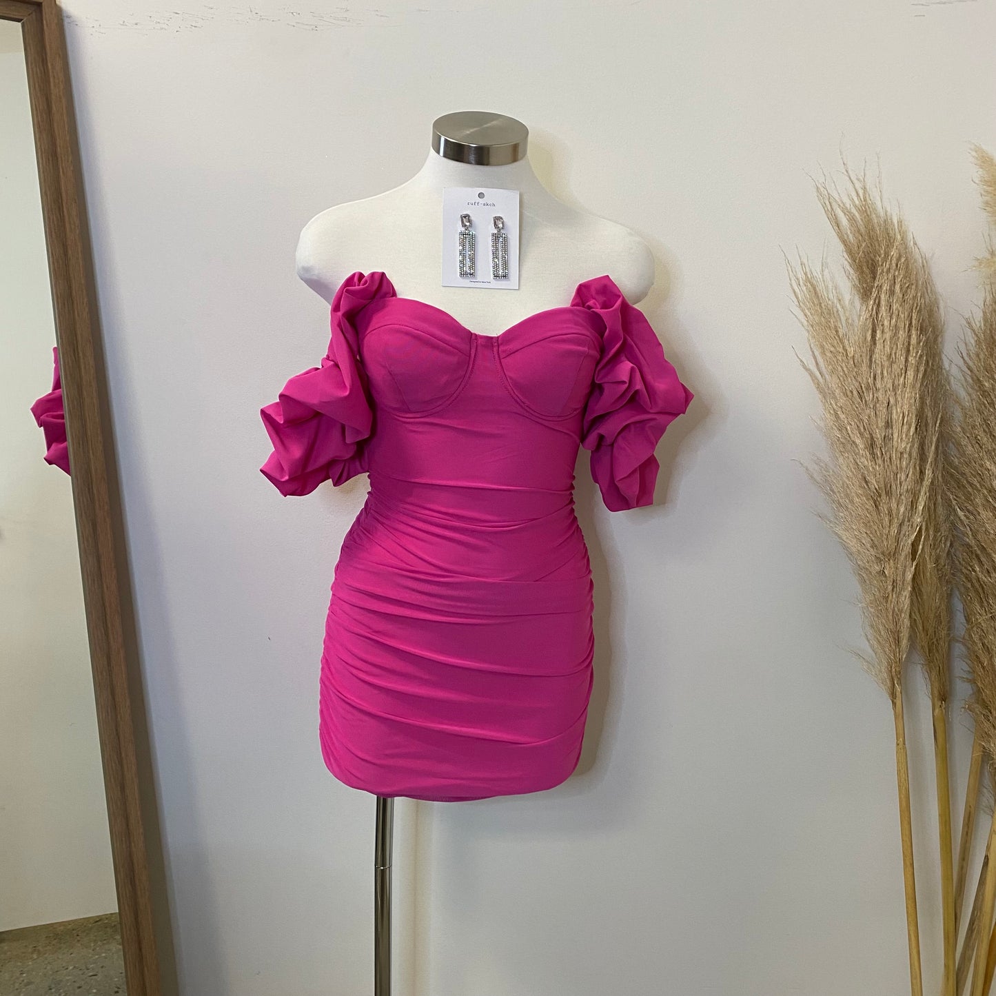 Kaisley Dress-Barbie Pink