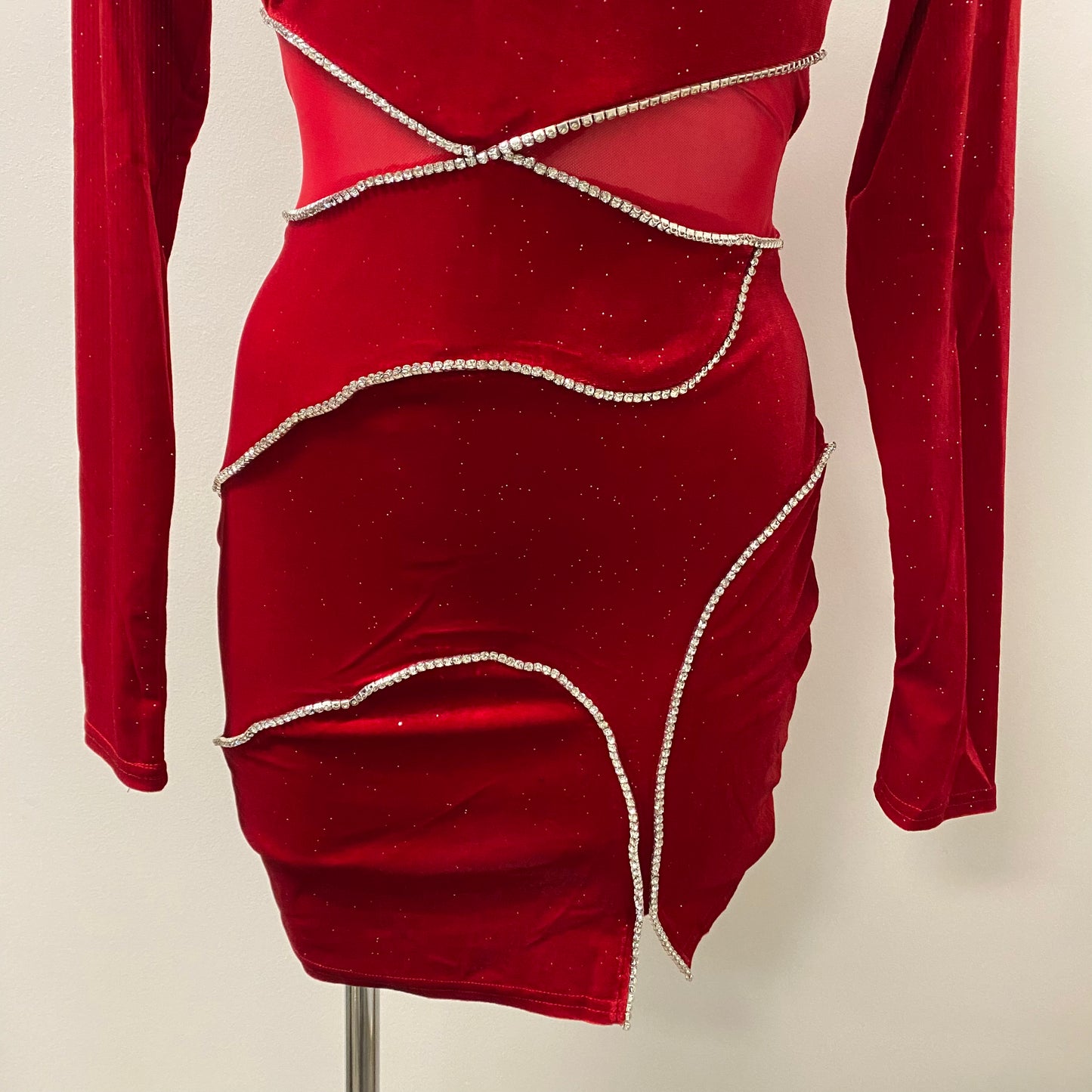 Navidad Dress-Red