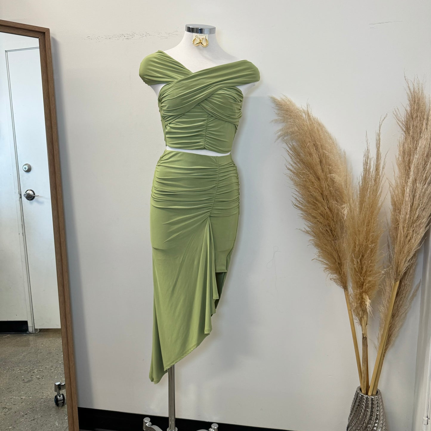 Fabiola Two Piece Set -Green